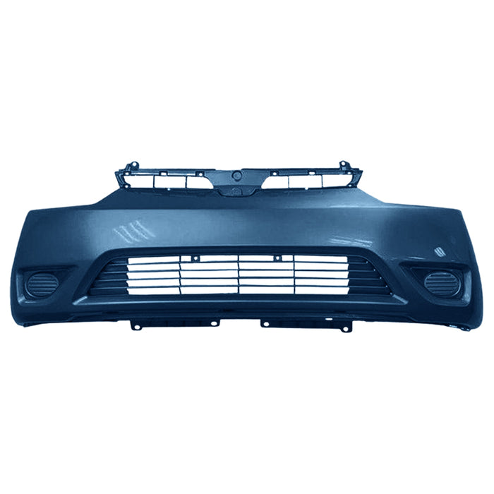 2006-2008 Honda Civic Coupe Non-Sport/SI Front Bumper - HO1000237-Partify-Painted-Replacement-Body-Parts