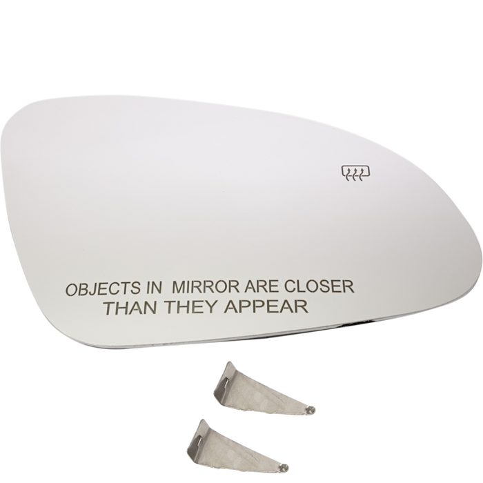 2012-2017 Buick Verano Passenger Side Door Mirror Glass Heated W/O Blind Spot Sensor Flat - GM1325164-Partify-Painted-Replacement-Body-Parts