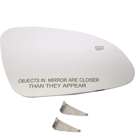 2012-2017 Buick Verano Passenger Side Door Mirror Glass Heated W/O Blind Spot Sensor Flat - GM1325164-Partify-Painted-Replacement-Body-Parts