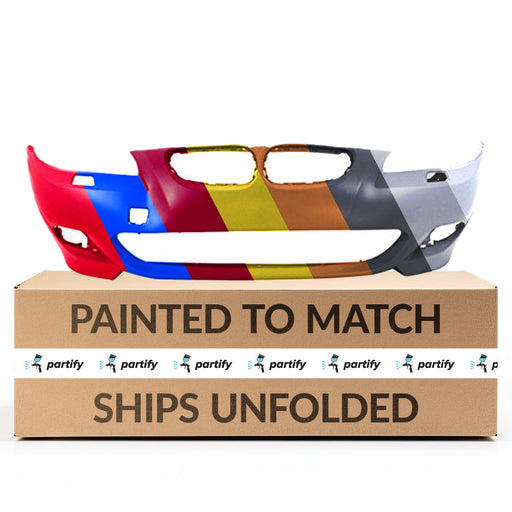 2006-2007 BMW 530i/530xi Front Bumper W/Sport Pkg W/O Pk Distance Control Wagon - BM1000182-Partify-Painted-Replacement-Body-Parts