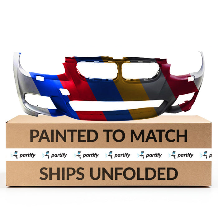 2011-2013 BMW 328i/335i Front Bumper E92/E93 W/M Pkg W/O Park Distance Control 6 Cyl 3L Convertible/Coupe - BM1000246-Partify-Painted-Replacement-Body-Parts