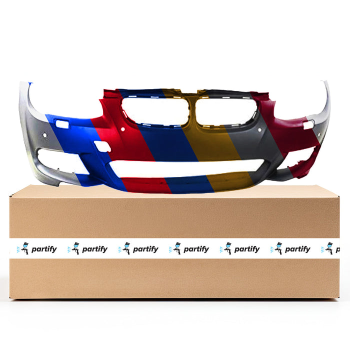 2011-2013 BMW 328i/335i CAPA Certified Front Bumper E92/E93 W/M Pkg W/Park Distance Control 6 Cyl 3L Convertible/Coupe - BM1000247C-Partify-Painted-Replacement-Body-Parts