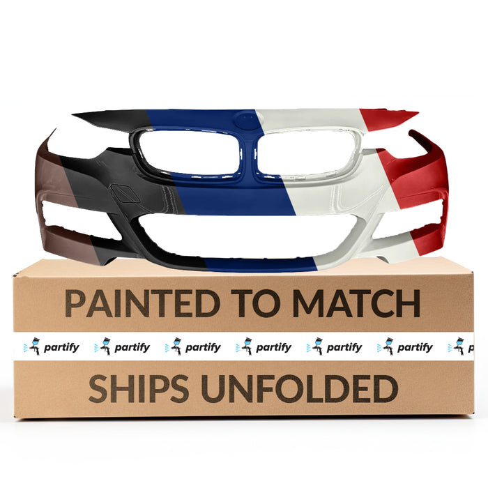 BMW 330E Front Bumper Without Sensor Holes/ Headlight Washer Holes Sedan With M-Package - BM1000295