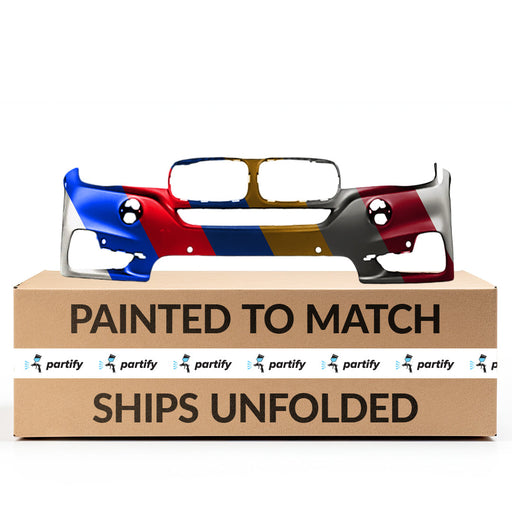 2014-2015 BMW X5 CAPA Certified Front Bumper F15 W/O H/L/W W/O P/A W/S/V W/O Led F/L W/O M Sport Package - BM1000324-Partify-Painted-Replacement-Body-Parts