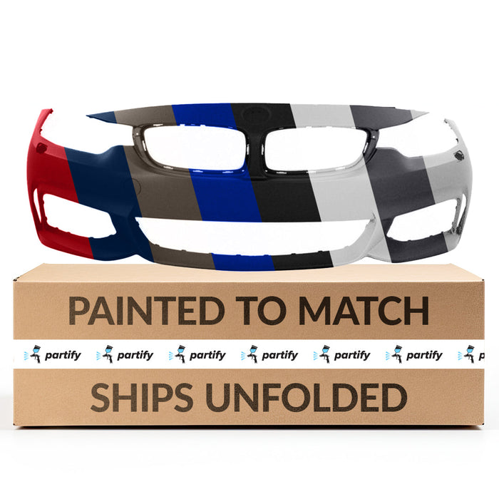 2014-2020 BMW 428I Front Bumper Without Sensor Holes ConvertibleWith M-Package - BM1000341-Partify-Painted-Replacement-Body-Parts