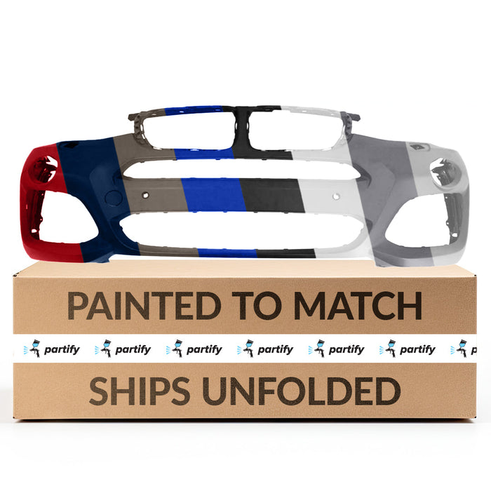 2015-2018 BMW X3/X4 CAPA Certified Front Bumper F25 W/O Parking Assist W/M Sport Package - BM1000375-Partify-Painted-Replacement-Body-Parts
