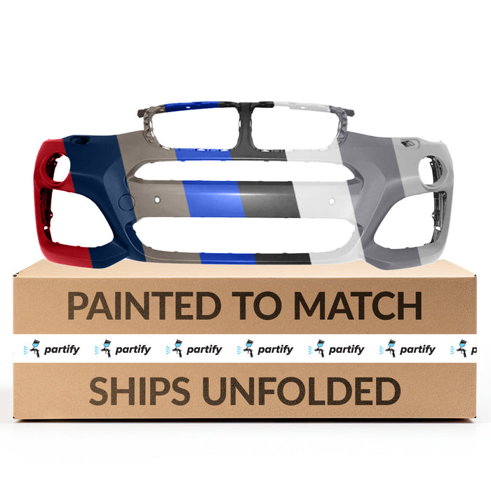 2015-2018 BMW X3/X4 CAPA Certified Front Bumper F25 W/Parking Assist W/M Sport Package - BM1000376-Partify-Painted-Replacement-Body-Parts