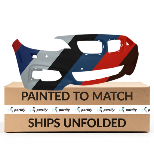 2014-2018 BMW 228i/228i xDrive/230i/230i xDrive/M235i/M235i xDrive/M240i/M240i xDrive CAPA Certified Front Bumper F22|F23 W/H/L Washers W/Pdc W/O Park Assist - BM1000377-Partify-Painted-Replacement-Body-Parts