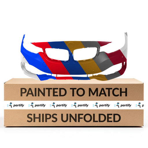 2014-2017 BMW 428i/428i Gran Coupe/430i/430i Gran Coupe/435i/435i Gran Coupe/440i/440i Gran Coupe Front Bumper F32/F33 W/O H/L Washer W/Pdc W/O Park Assist W/O Camera - BM1000382-Partify-Painted-Replacement-Body-Parts