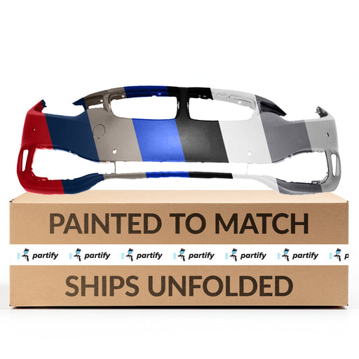 2014-2017 BMW 428I Front Bumper With Sensor Holes ConvertibleWithout M-Package - BM1000385-Partify-Painted-Replacement-Body-Parts