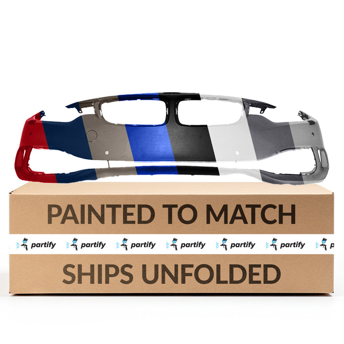 2014-2017 BMW 428I Front Bumper With Sensor Holes ConvertibleWithout M-Package - BM1000387-Partify-Painted-Replacement-Body-Parts