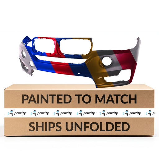 2014-2018 BMW X5 CAPA Certified Front Bumper F15 W/O H/L/W W/O P/A W/S/V W/Led F/L W/O M Sport Package - BM1000393-Partify-Painted-Replacement-Body-Parts