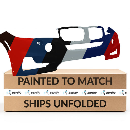 2014-2018 BMW X5 CAPA Certified Front Bumper F15 W/H/L/W W/O P/A W/O S/V W/Led F/L W/O M Sport Package - BM1000397-Partify-Painted-Replacement-Body-Parts