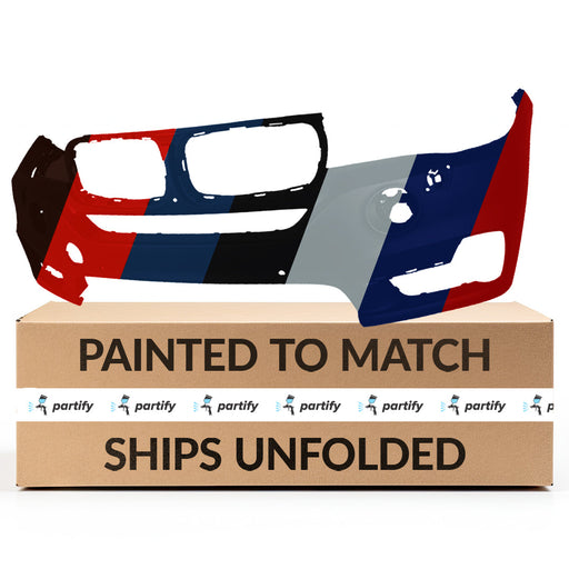 2014-2018 BMW X5 Front Bumper F15 W/H/L/W W/O P/A W/S/V W/O Led F/L W/O M Sport Package - BM1000398-Partify-Painted-Replacement-Body-Parts