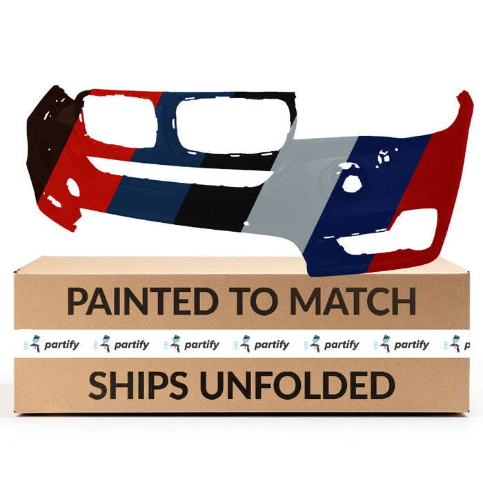 2014-2018 BMW X5 Front Bumper F15 W/H/L/W W/P/A W/O S/V W/O Led F/L W/O M Sport Package - BM1000400-Partify-Painted-Replacement-Body-Parts