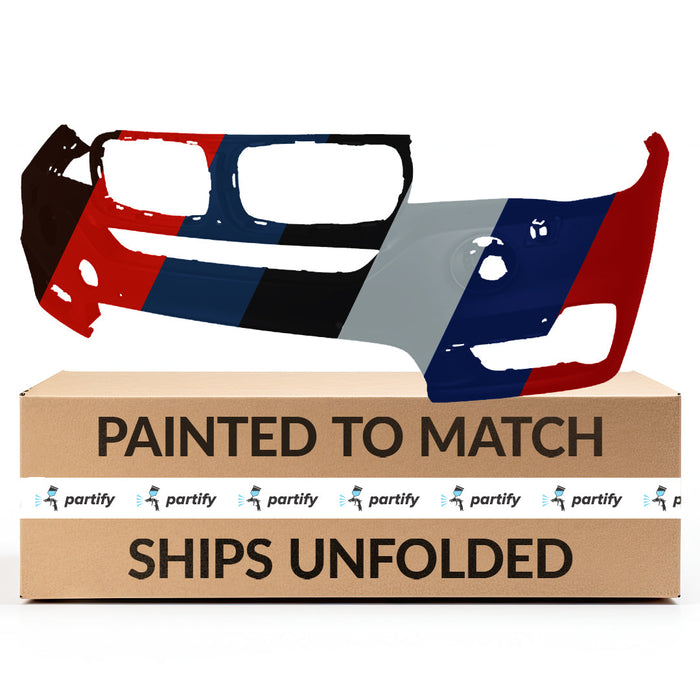 2014-2018 BMW X5 CAPA Certified Front Bumper F15 W/H/L/W W/P/A W/S/V W/O Led F/L W/O M Sport Package - BM1000402-Partify-Painted-Replacement-Body-Parts