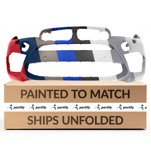 2015-2016 BMW X6 M/M Sport Front Bumper F86 W/H/L Washer W/Pdc W/Park Assist - BM1000437-Partify-Painted-Replacement-Body-Parts