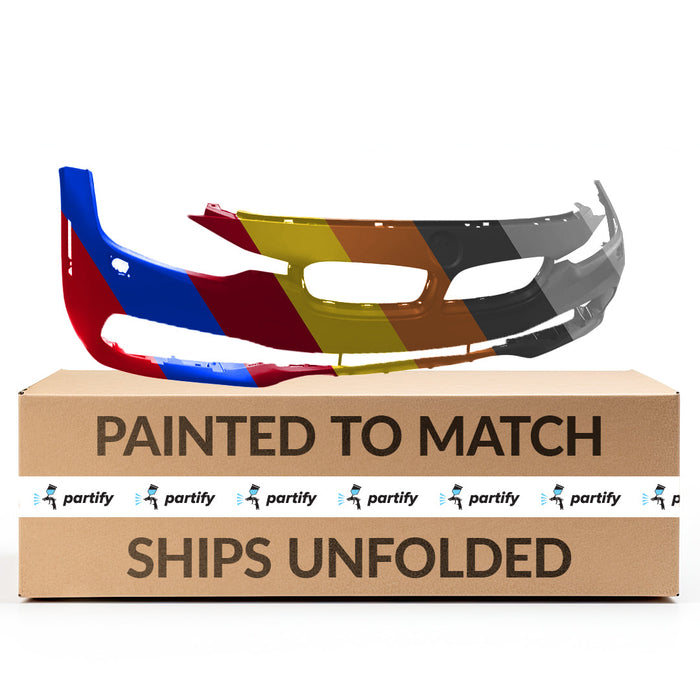 2016-2019 BMW 320i/328d/328d xDrive/328i/328i xDrive/330e/330i/330i xDrive/340i/340i xDrive Sport/Sport Line/Sport/Sport Line CAPA Certified Front Bumper F30 W/H/L Washer W/O Pdc W/O Park Assist W/O Camera Wagon - BM1000456-Partify-Painted-Replacement-Body-Parts