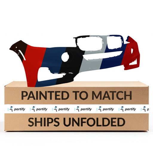 2014-2017 BMW X5 CAPA Certified Front Bumper F15 W/O H/L Washers W/Pdc W/O Park Assist W/Led F/L W/O M Sport Package - BM1000471-Partify-Painted-Replacement-Body-Parts