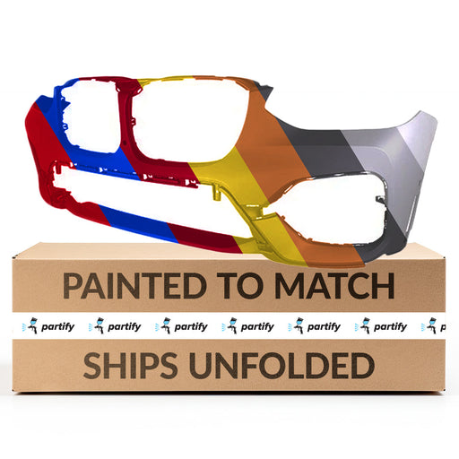 2018-2021 BMW X3 sDrive30i/xDrive30i/xDrive30i Protection/xDrive30i X Line CAPA Certified Front Bumper G01 W/Park Assist W/Park Assistant Plus Xline W/O M Sport Package - BM1000493-Partify-Painted-Replacement-Body-Parts