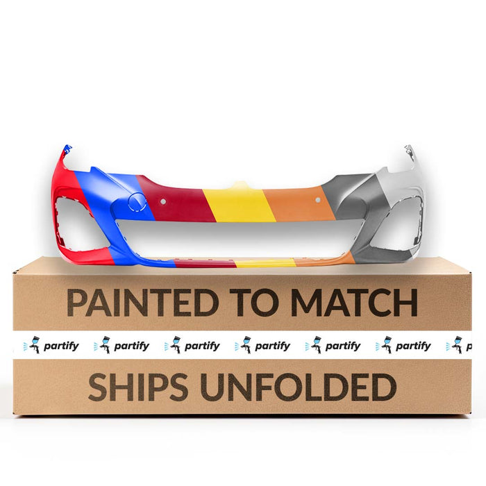 2019-2022 BMW 3-Series 330e/330i/M340i Sedan Front Bumper With M-Package & Without Sensor Holes & With PDC Holes - BM1000516-Partify-Painted-Replacement-Body-Parts