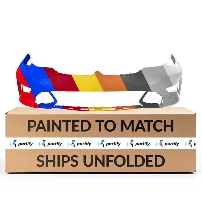 2019-2022 BMW 3-Series Sport/Luxury 330e/330i Sedan Front Bumper Without M-Package & Without Sensor Holes & Without PDC Holes - BM1000518-Partify-Painted-Replacement-Body-Parts