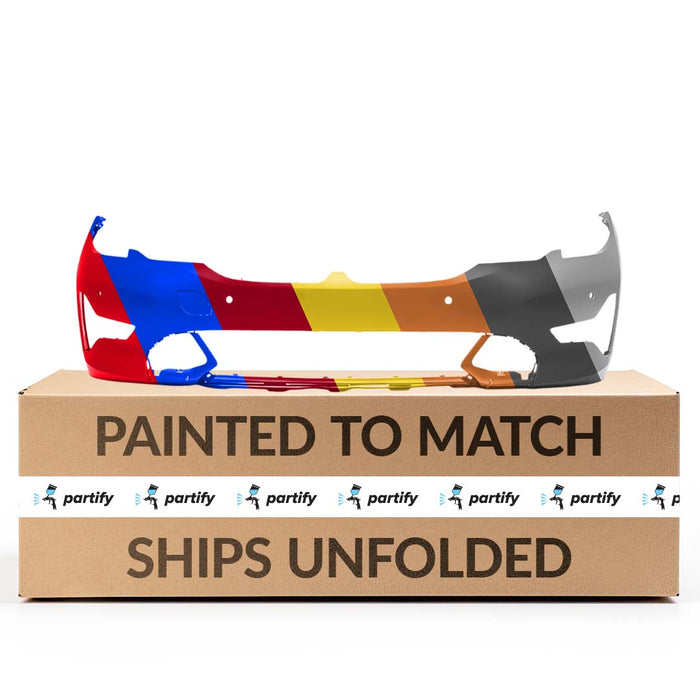 2019-2022 BMW 3-Series Sport/Luxury 330e/330i Sedan Front Bumper Without M-Package & With Sensor Holes & With PDC Holes - BM1000520-Partify-Painted-Replacement-Body-Parts