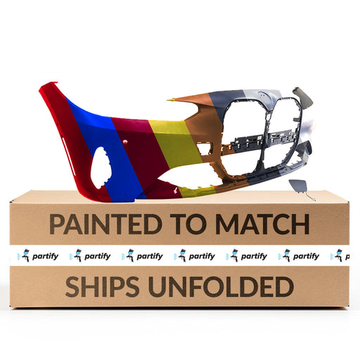 2021-2024 BMW 430i/430i xDrive CAPA Certified Front Bumper G22 Sport Line W/Parking Assist W/O Fog Lamps Convertible/Coupe - BM1000555-Partify-Painted-Replacement-Body-Parts