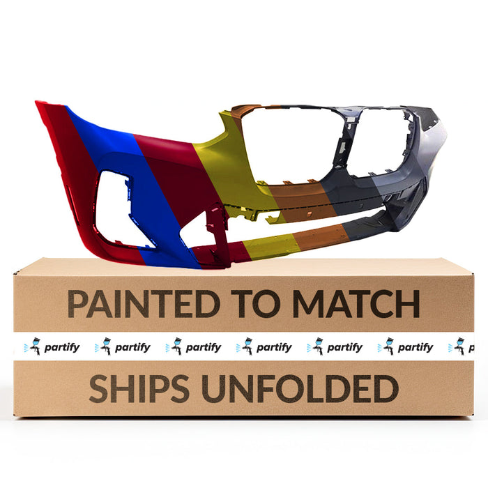 2022-2023 BMW X3 Front Bumper G01 W/M Sport Line W/O Parking Assist - BM1000558-Partify-Painted-Replacement-Body-Parts