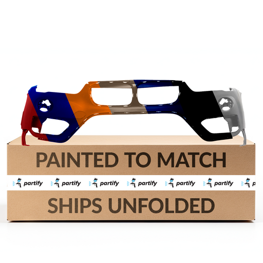 2016-2018 BMW X1 CAPA Certified Front Upper Bumper Without Sensor Holes/ Headlight Washer Holes Without M-Package - BM1014100C-Partify-Painted-Replacement-Body-Parts
