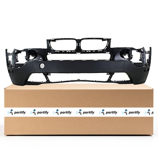 2007-2010 BMW X3 Front Lower Bumper Without Sensor Holes - BM1015102-Partify-Painted-Replacement-Body-Parts