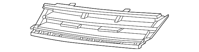 BMW 530e/530e xDrive/530i/530i xDrive/540i/540i xDrive Outer Grille Bumper Insert Without M Package - BM1038276