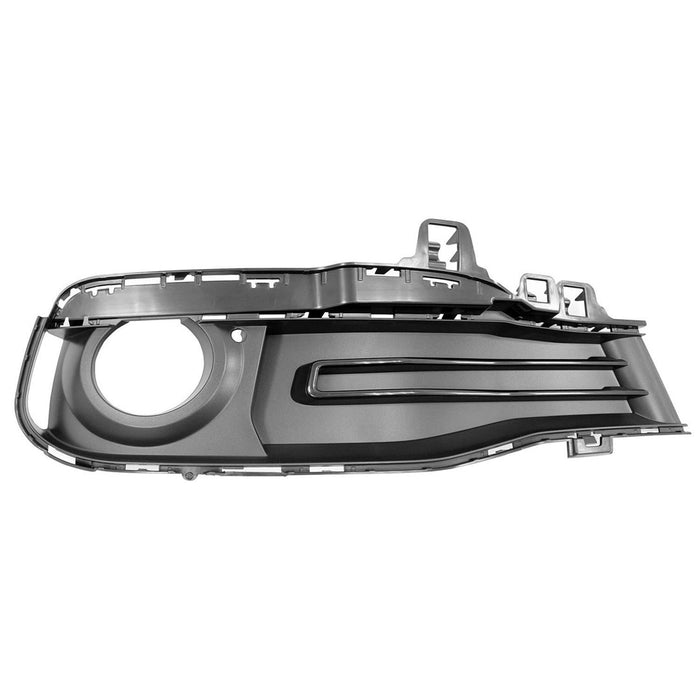 2016-2018 BMW 328d xDrive Front Passenger Side Bumper Insert F31 Fog Lamp Bezel Standard/Luxury Package W/O M Sport Package Wagon - BM1039181-Partify-Painted-Replacement-Body-Parts