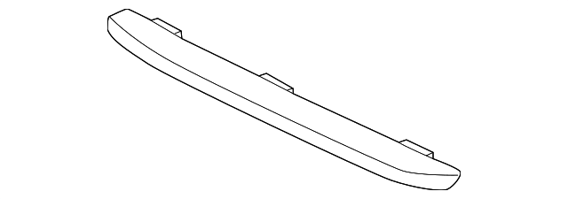 BMW X5 Center Trim Front Bumper Molding Without M Package - BM1047163