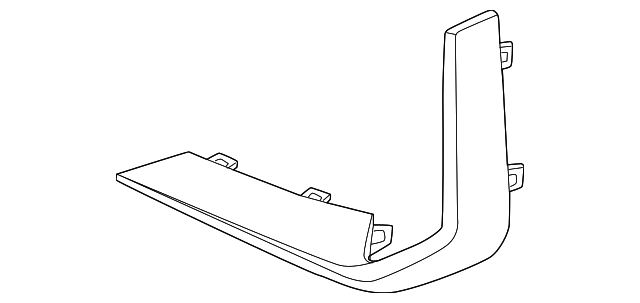 BMW X5 Front Bumper Molding Without M Package Cover Trim - BM1047164