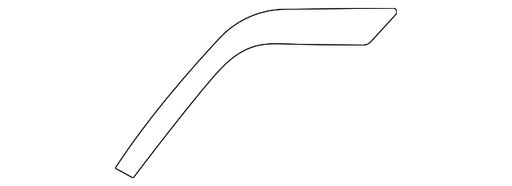 BMW 530i/530i xDrive/540i xDrive/550e xDrive/i5 Lower Trim Front Bumper Molding With M Package - BM1047167