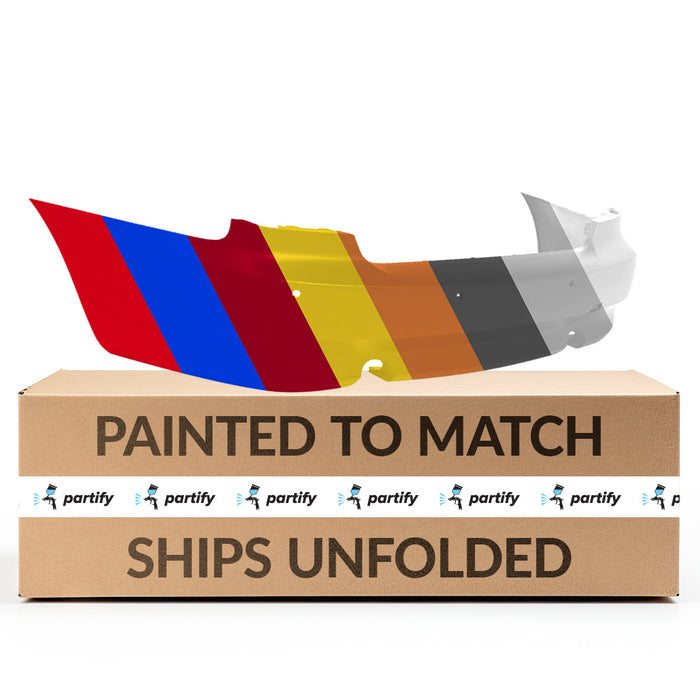 2007-2008 BMW 335i CAPA Certified Rear Bumper W/Park Distance Control - BM1100178-Partify-Painted-Replacement-Body-Parts