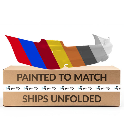 2007-2008 BMW 335i CAPA Certified Rear Bumper W/Park Distance Control - BM1100178-Partify-Painted-Replacement-Body-Parts