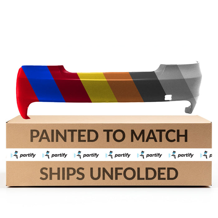 2008-2013 BMW 128i/135i Rear Bumper E82/E88 W/M Pkg W/O Park Distance Sensors Convertible/Coupe - BM1100193-Partify-Painted-Replacement-Body-Parts