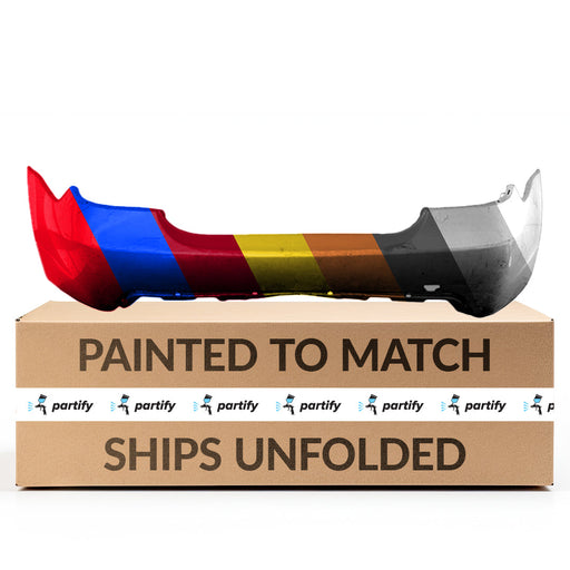 2008-2010 BMW 535i/535xi Rear Bumper F11 W/Sport Pkg W/O Park Distance Control Wagon - BM1100212-Partify-Painted-Replacement-Body-Parts