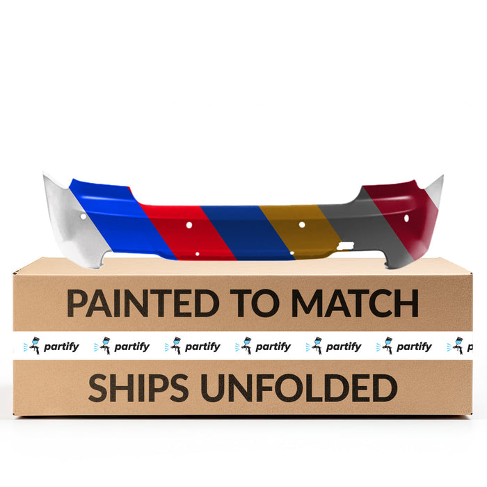 2007-2013 BMW 328i/335i CAPA Certified Rear Bumper E92/E93 W/M Pkg W/Park Distance Sensors 6 Cyl 3L Convertible/Coupe - BM1100228-Partify-Painted-Replacement-Body-Parts