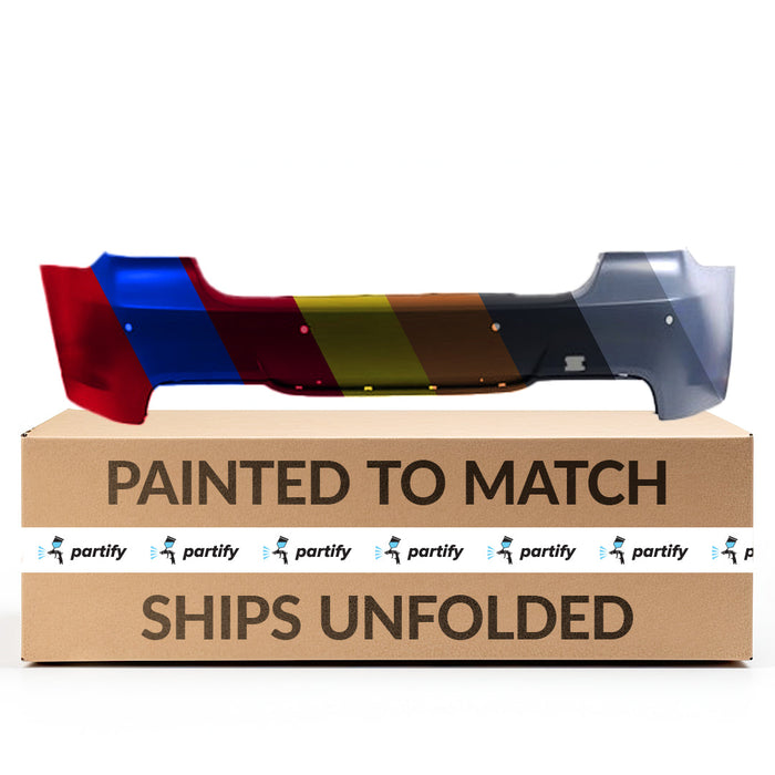 2006-2011 BMW 325i/328i/330i/335i CAPA Certified Rear Bumper E90 W/M Pkg W/Park Distance Control 6 Cyl 3L Sedan - BM1100230-Partify-Painted-Replacement-Body-Parts