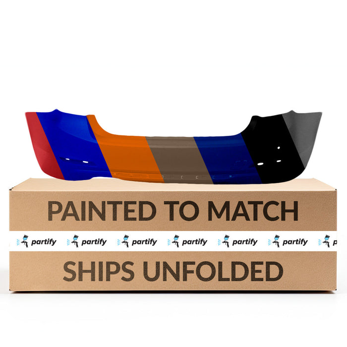 2012-2015 BMW 328i Rear Bumper F30 W/O Park Distance Control Modern, Luxury, Sport Pkg Sedan - BM1100241-Partify-Painted-Replacement-Body-Parts