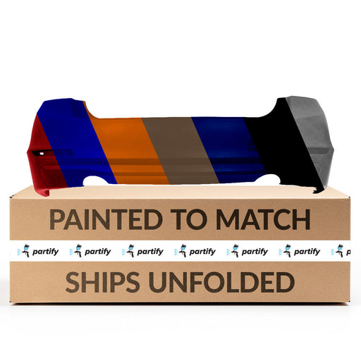 2012-2015 BMW 335i/ActiveHybrid 3 Rear Bumper F30 Standard Package W/O Park Distance Control W/O M Sport Package Sedan - BM1100272-Partify-Painted-Replacement-Body-Parts