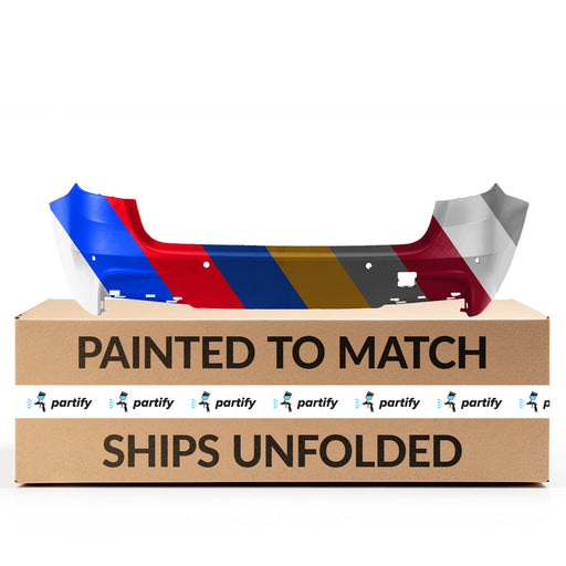 2014-2015 BMW 328d xDrive/328i xDrive Rear Bumper F31 W/Park Distance Control W/M Sport Package Wagon - BM1100304-Partify-Painted-Replacement-Body-Parts