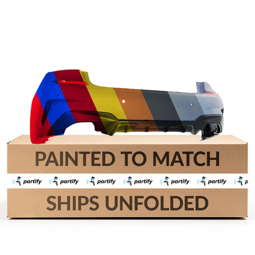 2023-2024 BMW 330e/330e xDrive/330i/330i xDrive CAPA Certified Rear Bumper G20 W/O M Sport Pkg W/O Pdc W/O Auto Park Sedan - BM1100462-Partify-Painted-Replacement-Body-Parts