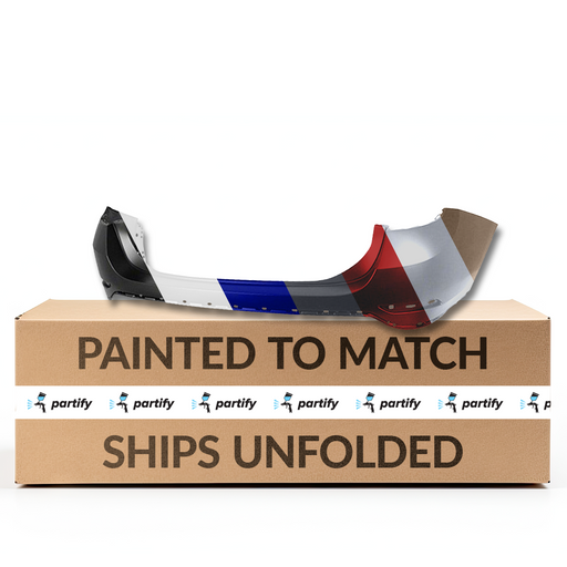 2012-2015 BMW X1 Rear Upper Bumper Without M-Package - BM1114101-Partify-Painted-Replacement-Body-Parts