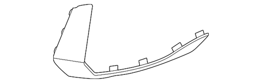 BMW 530i/530i xDrive/540i xDrive/i5 Rear Bumper Molding Without M Package - BM1146124
