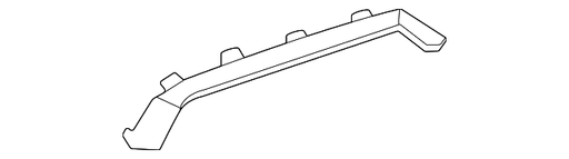 BMW 530i/530i xDrive/540i xDrive/550e xDrive/i5 Tailpipe Finisher Rear Bumper Molding With M Package - BM1147121