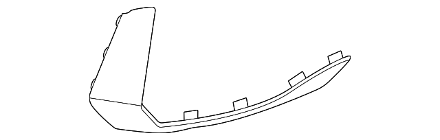 BMW 530i/530i xDrive/540i xDrive/i5 Rear Bumper Molding Without M Package - BM1147124